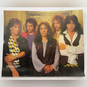 Vintage Rock Band Pinup
Of Dio